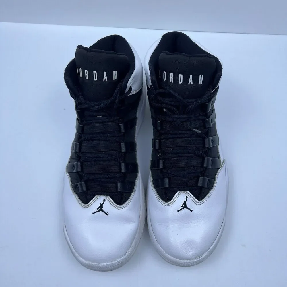 Air Jordan Max Aura White Black Basketball Shoes Sneakers Lace Up US Mens Size 9